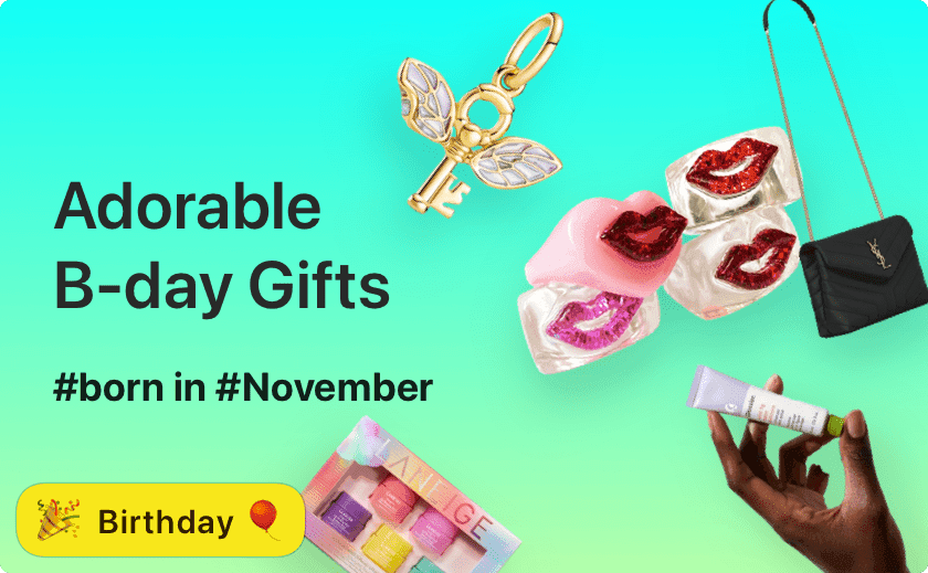 Adorable birthday gifts for loved-ones who born in November 🍁🎁🥂🧁