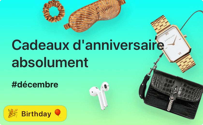Idées de cadeaux d'anniversaire à offrir absolument en décembre 🎁🌹🧸❄️