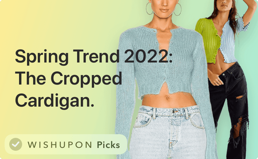 🌼 Spring Trend 2022: The Cropped Cardigan. The Less is More!