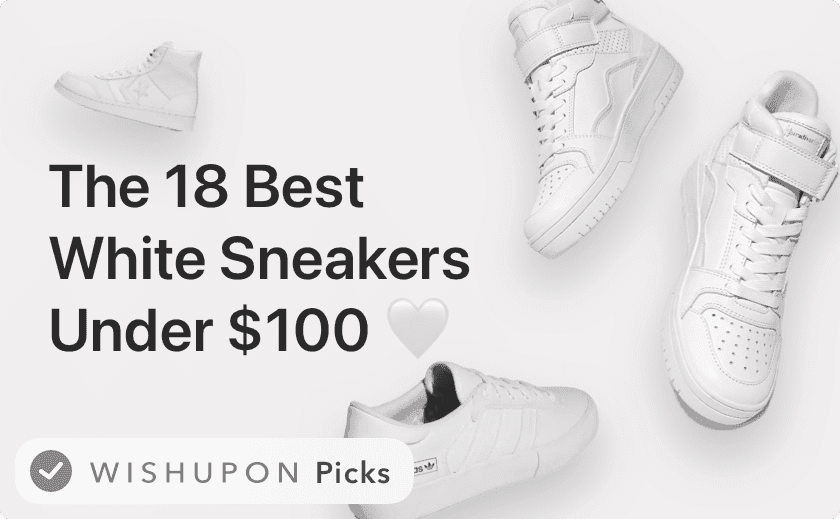 The 18 Best White Sneakers Under $100 👟🤍