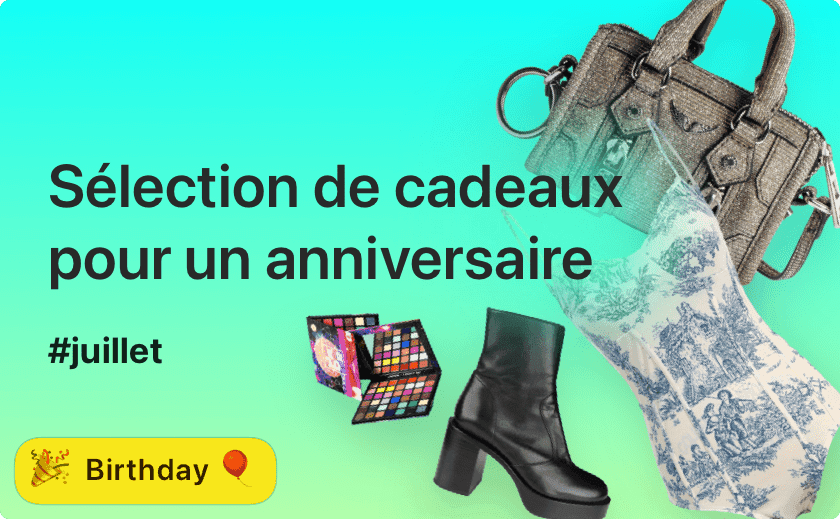 Sélection de cadeaux pour un anniversaire 🎁
