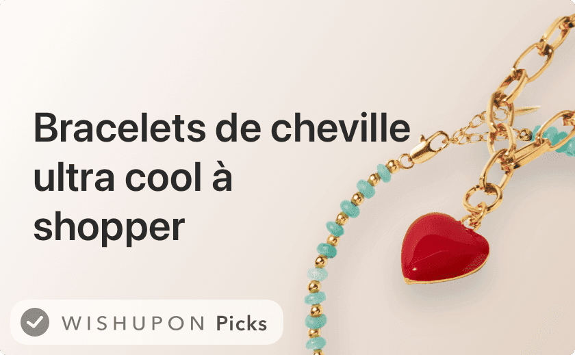 Bracelets de cheville ultra cool à shopper cet été 💎🍡