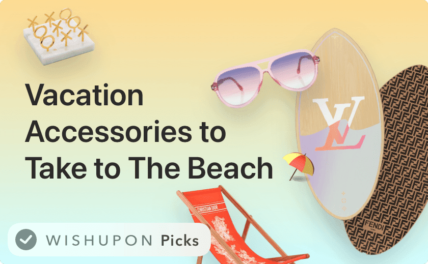 Designer Brand Vacation Accessories to Take to The Beach ⛱🌴🍹🍾🧳