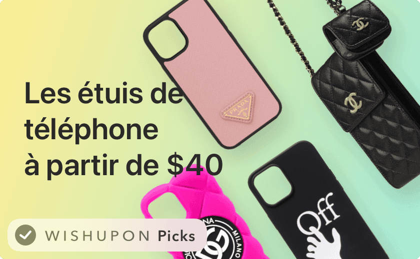 Les étuis de téléphone pour le rendre plus stylé à partir de $40📱✨
