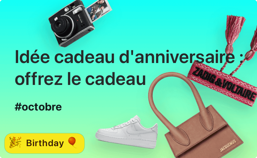 Idée cadeau d'anniversaire : offrez le cadeau parfait ❤️🎂