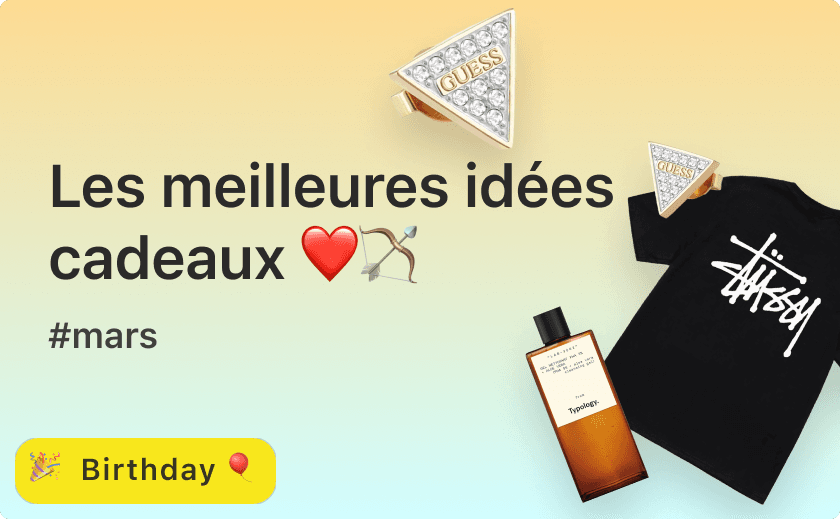 Les meilleures idées sur Idée cadeau anniversaire 🎁❤️🏹