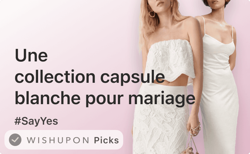Robe de mariée : Une collection capsule blanche pour mariage 👰🤵‍♂️💒