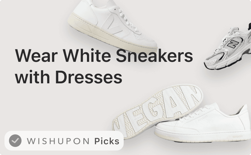 The It Girl–Approved Way to Wear White Sneakers with Dresses 👟