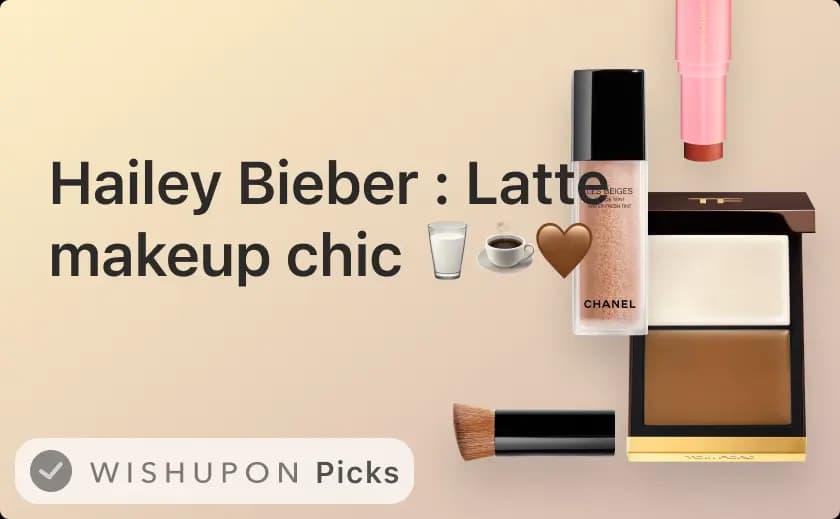 Hailey Bieber rock the Latte makeup Espresso makeup trend