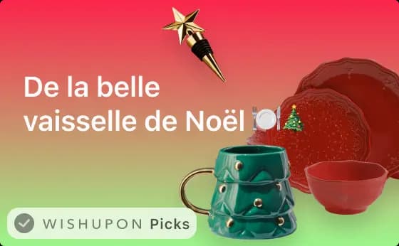 De la belle vaisselle de Noël