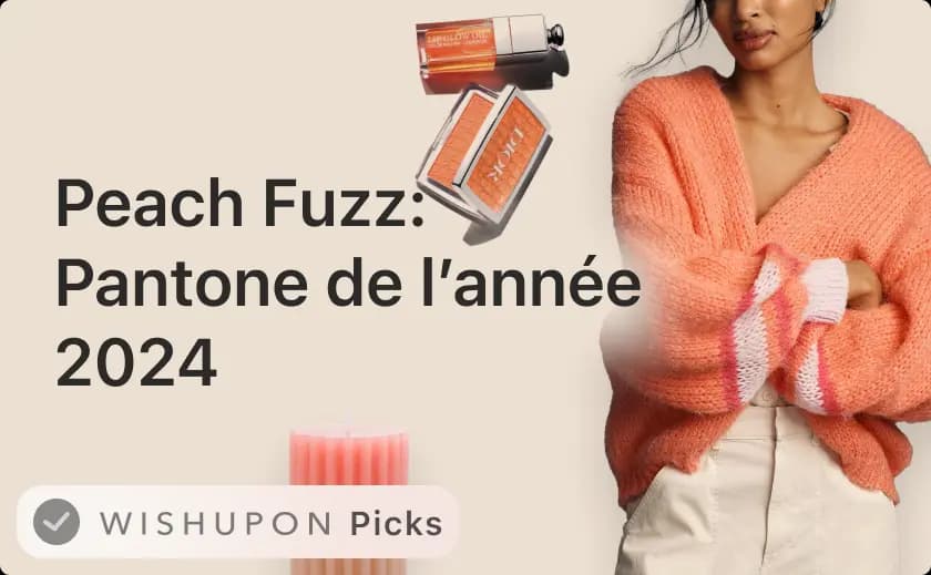 Peach Fuzz - Items aux couleurs Pantone de l’année 2024