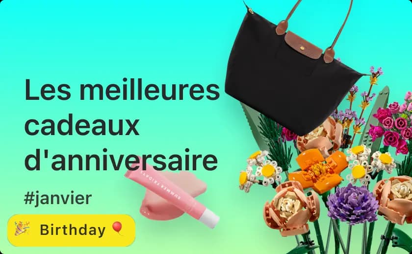 Les meilleures idées pour un cadeau d'anniversaire en janvier 2024