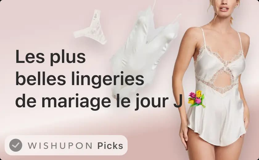 Les plus belles lingeries de mariage le jour J