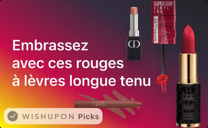 Embrassez avec ces rouges à lèvres longue tenu