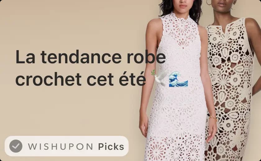 La tendance robe crochet cet été