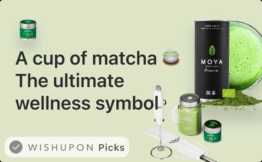 A cup of matcha - The ultimate wellness symbol