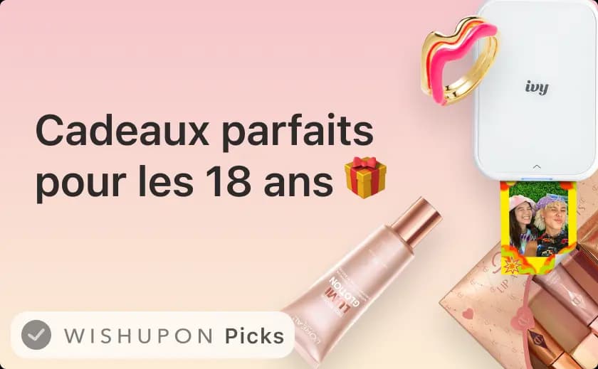 Cadeaux parfaits pour les 18 ans