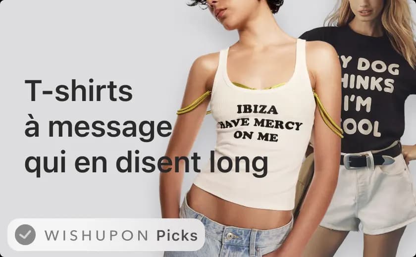 T-shirts à message qui en disent long
