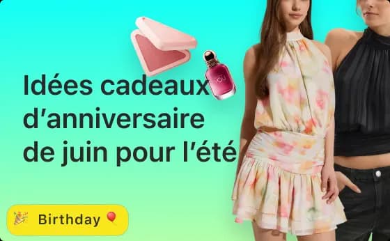 Idées cadeaux d’anniversaire de juin pour l’été