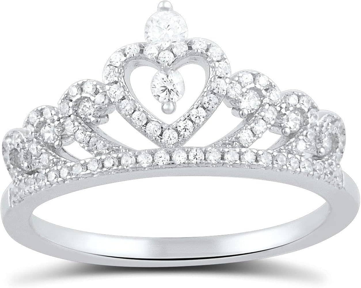 rhodium plated