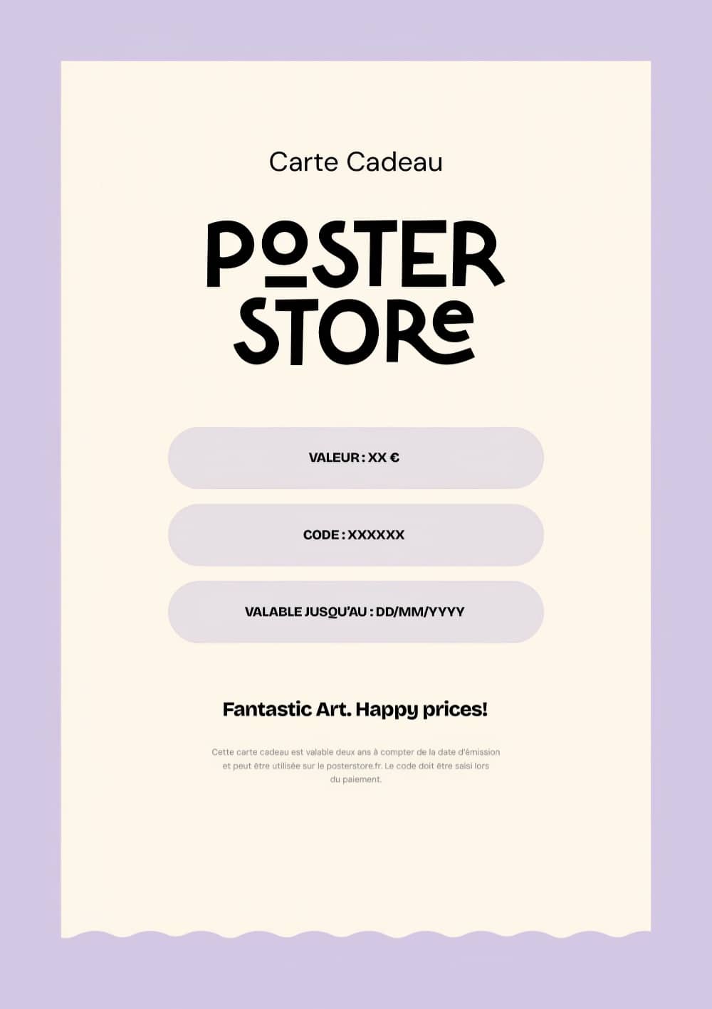 carte cadeau