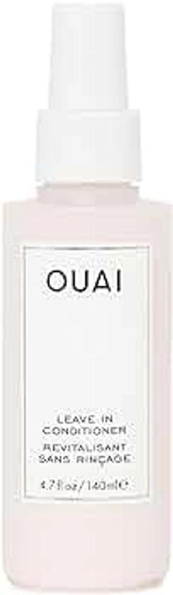 OUAI Leave In Conditioner & Heat Protectant Spray - Prime Hair for Style, Smooth Flyaways, Add Shine and Use as Detangling Spray - No Parabens, Sulfates or Phthalates (4.7 oz)