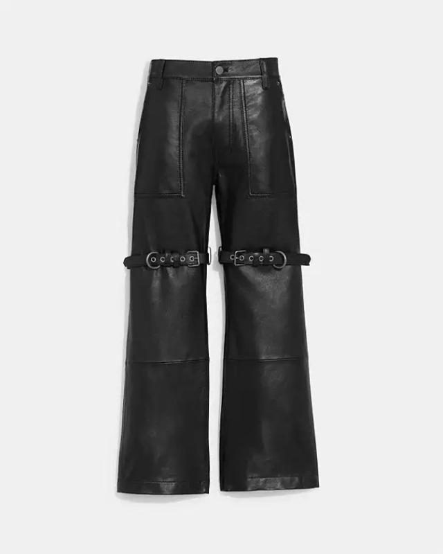 COACH® | Leather Trouser