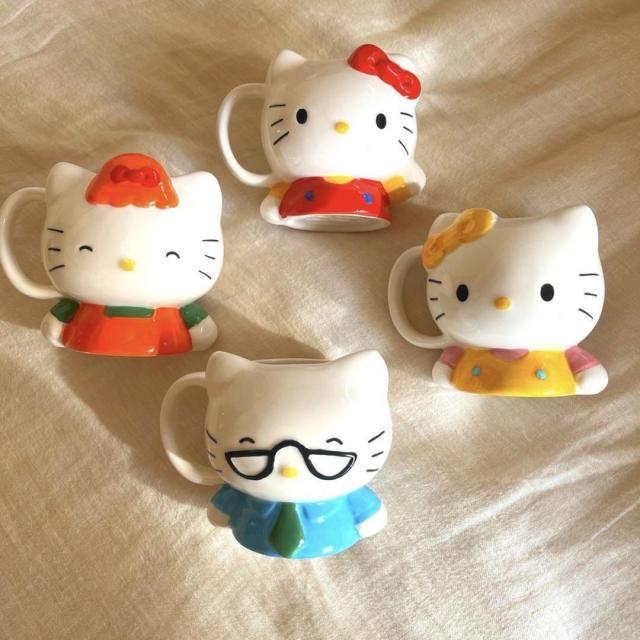 Rare Hello Kitty Mug Set Retro