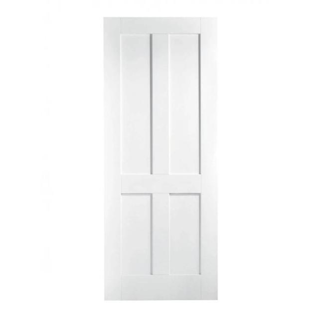 White London 4-Panel FD30 Fire Door