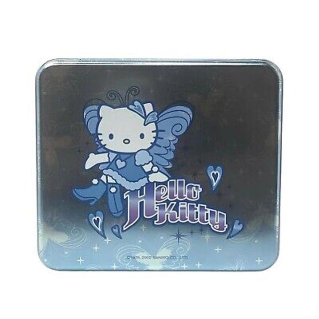 Hello Kitty “Blue Fairy” Empty Stationary Tin - Vintage Sanrio 2002 Pencil Case
