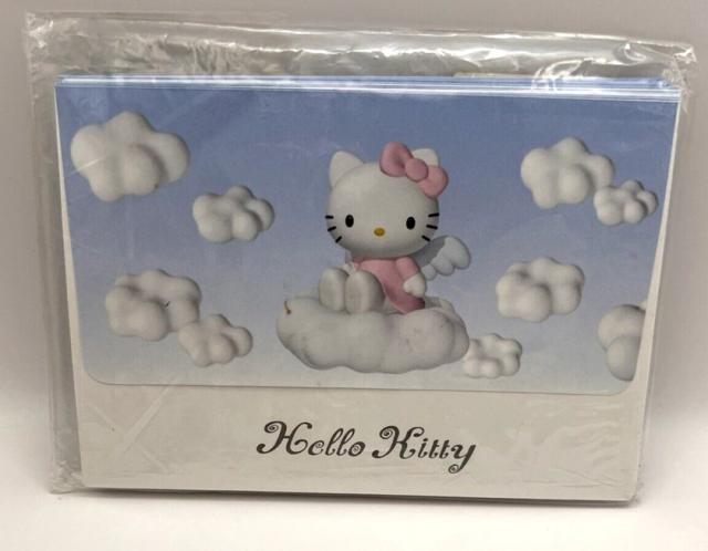 Vintage Sanrio Hello Kitty Stationery Envelopes Only Blue Angels Clouds 1998 x18