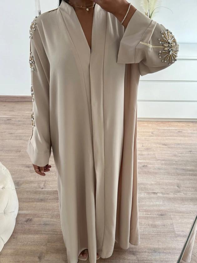 Abaya Roqayah [ beige ]
