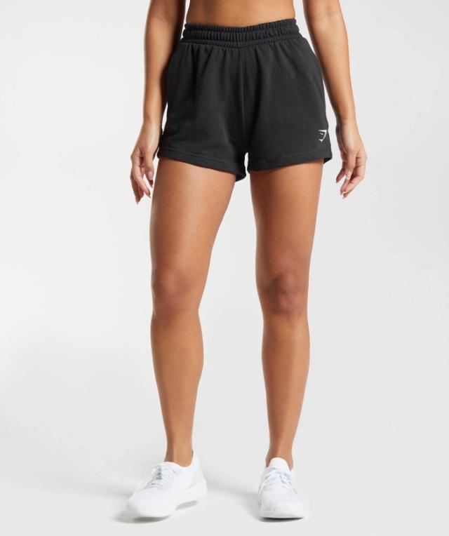 Gymshark Fraction Sweat Shorts - Black