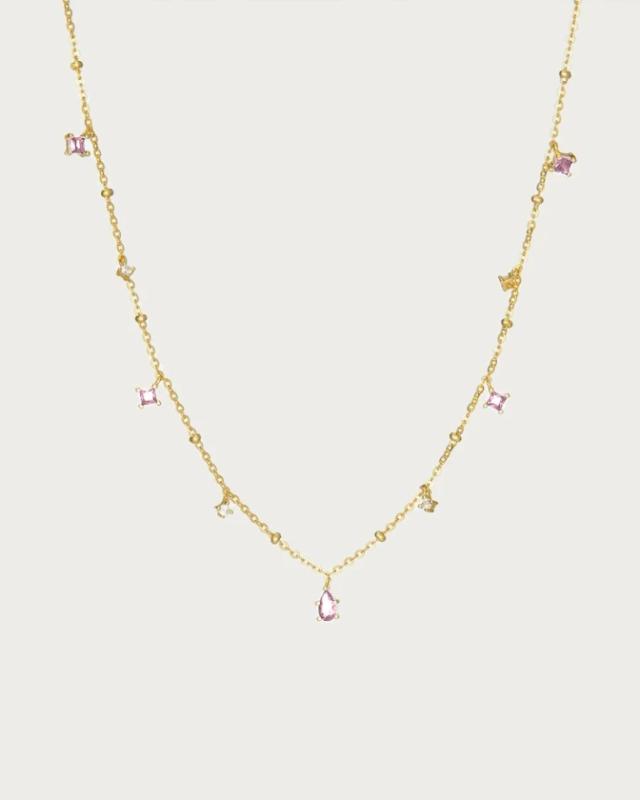 Elysee Collier in Pink | En Route Jewelry | En Route Jewelry